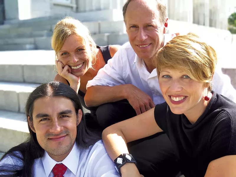 Clockwise from top left: Annemieke McLane, Jeremiah McLane, Sarah Cullins, Daniel Gaviria - COURTESY OF PIAZZOLLA PROJECT