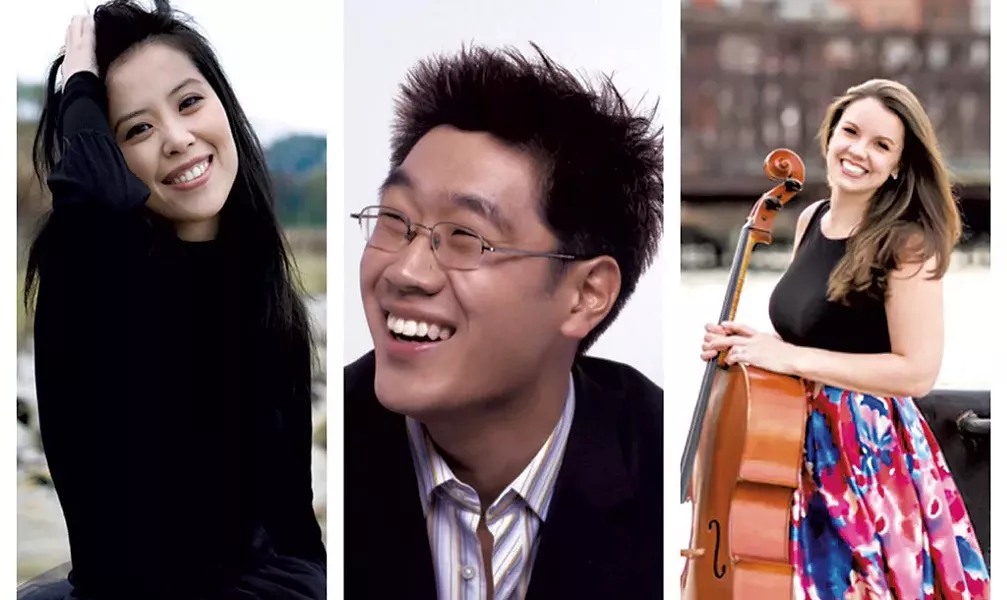 From left: Gloria Chien, Soovin Kim and Emily Taubl - PHOTOS COURTESY OF LISA-MARIE MAZZUCCO (CHIEN & KIM), AND KATE LEMMON (TAUBL)