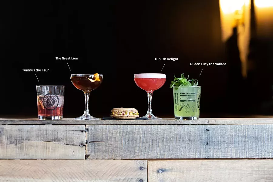 Cocktails from the Narnia menu at Highball Social - LUKE AWTRY