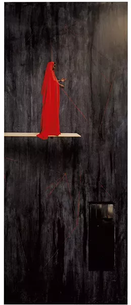 "Red Trampoline" by Maïmouna Guerresi - COURTESY OF BCA CENTER/SAM SIMON