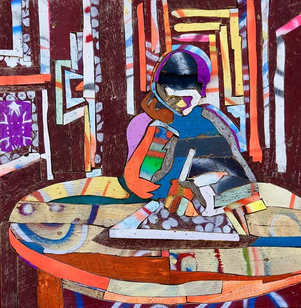 "Indentation" by Harlan Mack - COURTESY OF HELEN DAY ART CENTER