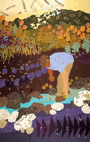 "Angus Baldwin, Vermont Farmer" by Bonnie Acker