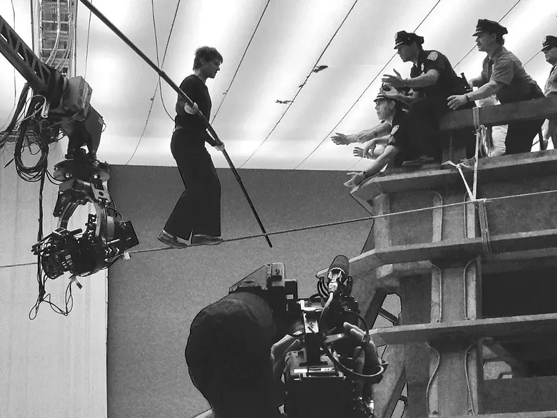 Jade Kindar-Martin on the set of The Walk - COURTESY OF JADE KINDAR-MARTIN