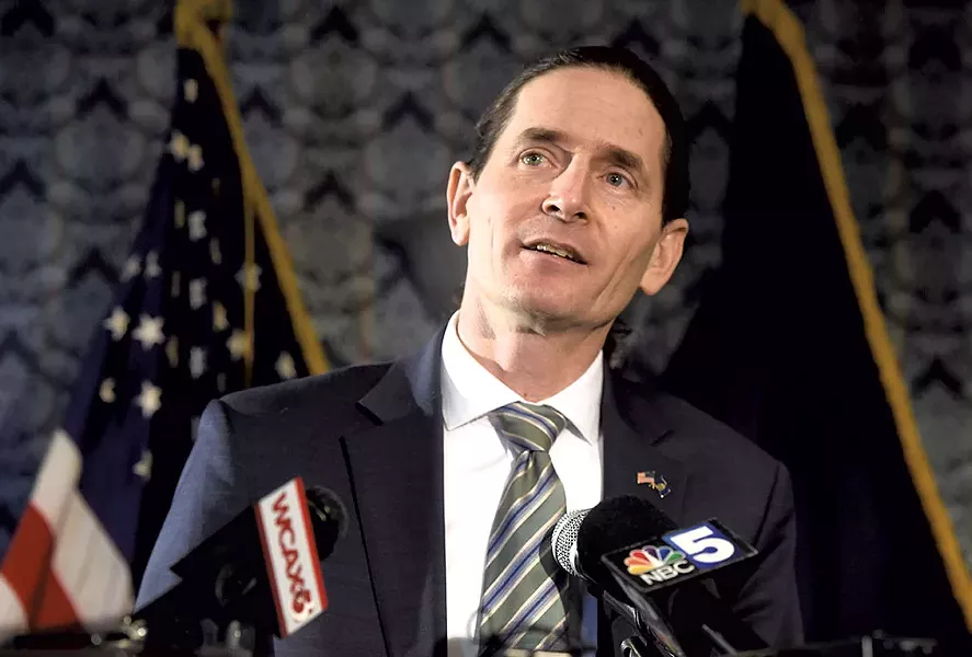 Lt. Gov. David Zuckerman announcing his run for governor - JEB WALLACE-BRODEUR