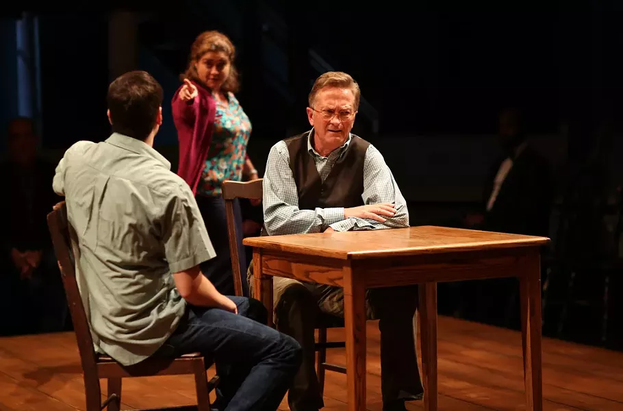 Left to right: Casey Predovic (George), Amanda Rafuse (Mrs. Webb) and Jamie Horton (Mr. Webb) - COURTESY OF ROB STRONG