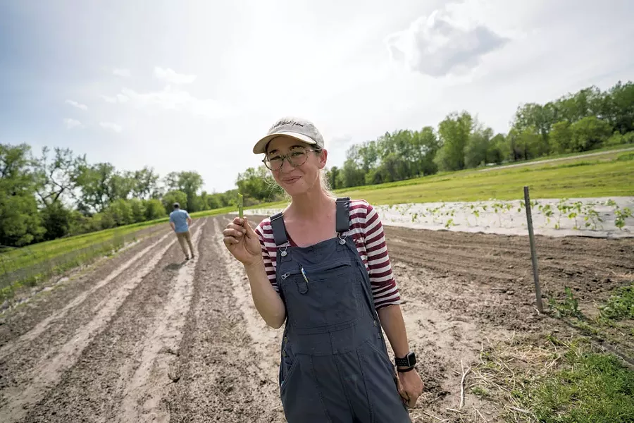 Emily Mitchell, co-owner of Half Pint Farm - FILE: DARIA BISHOP