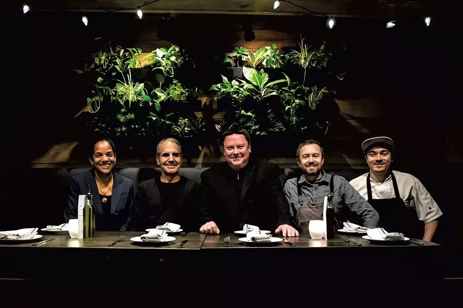 From left: Leslie McCrorey Wells, John Rao, Jeremy Venditto, Tim Peters and Jamie MacLeish - LUKE AWTRY