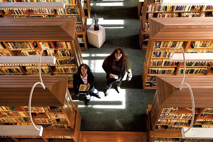 Shelly Williams (left) and Elizabeth Soulia - CALEB KENNA