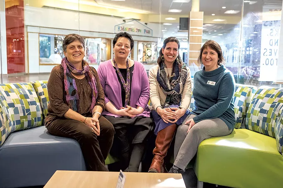 From left: Jennifer Murray, Kathryn Plageman, Verity Burnor and Jessica Joyal - LUKE AWTRY