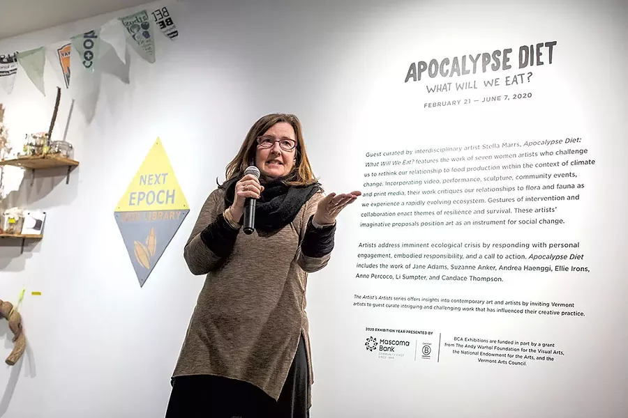 Doreen Kraft speaking at an opening at BCA Center - FILE: LUKE AWTRY