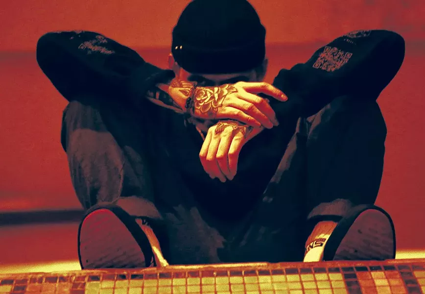 Vermont emo and hip-hop artist nothing,nowhere. was scheduled to perform at ArtsRiot in Burlington on April 15. - COURTESY OF FOX BEACH