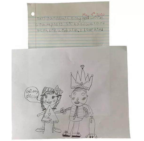 Amelia Stacey's journal entry