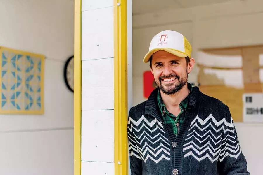 Up End This founder and chief builder Michael Zebrowski - COURTESY OF LEIGH CAMPBEL
