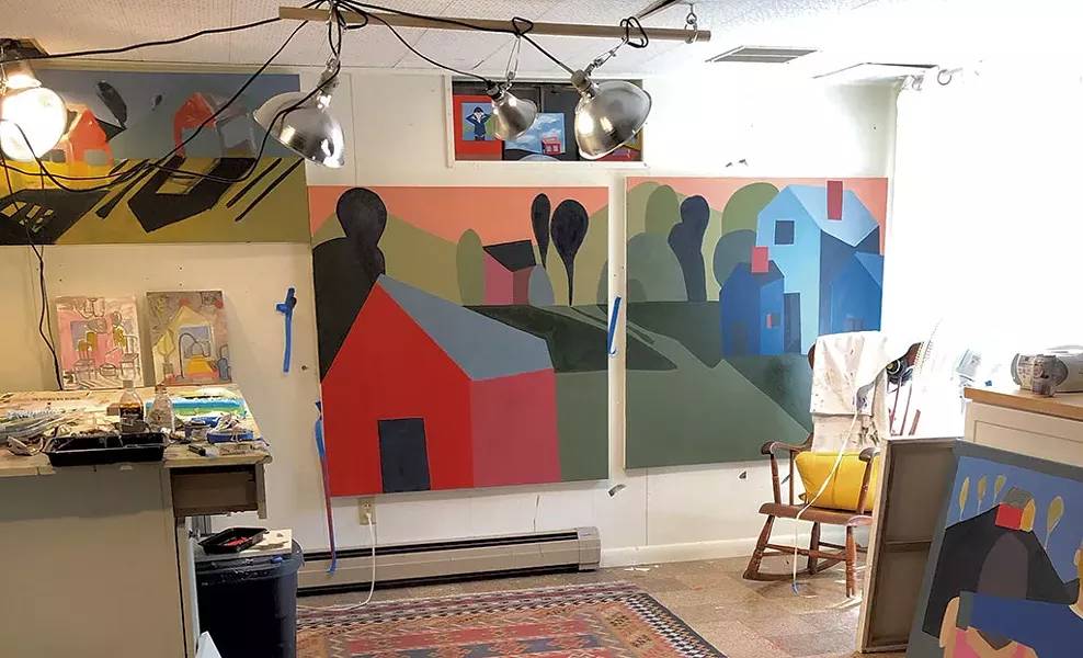 Sage Tucker-Ketcham's studio - COURTESY PHOTO