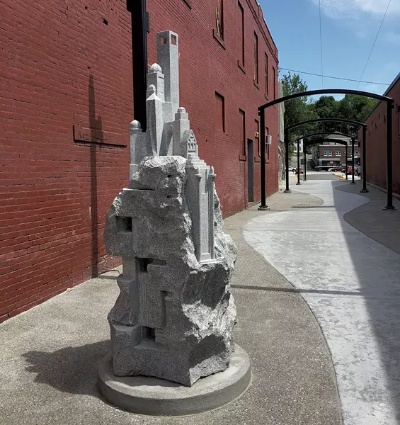 "Culmination" sculpture by Sean Williams - PAMELA POLSTON