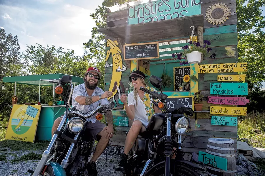 Christie and Matt Farkas of Christie's Gone Bananas - JAMES BUCK