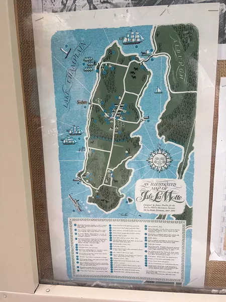 Isle La Motte map - PAULA ROUTLY