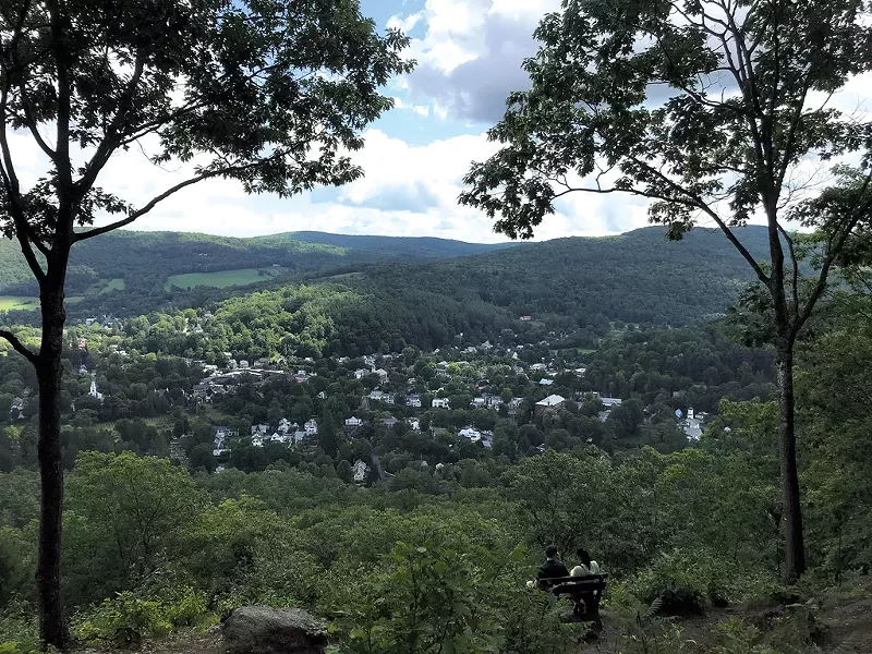Woodstock from the summit of Mount Tom - SALLY POLLAK ©️ SEVEN DAYS