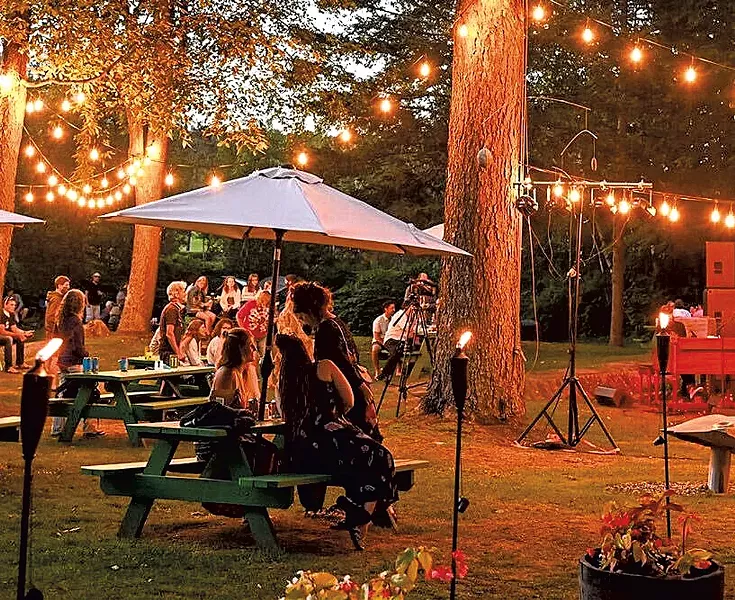 Live music in the garden at Stowe Cider - COURTESY OF STOWE CIDER