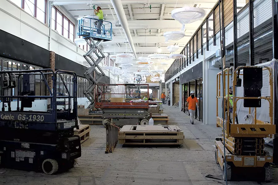 Inside Building 50 on the Hula campus - COURTNEY LAMDIN ©️ SEVEN DAYS