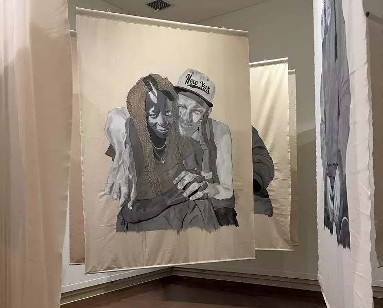 Installation view of "552,830" by Steven Kinder - PAMELA POLSTON ©️ SEVEN DAYS