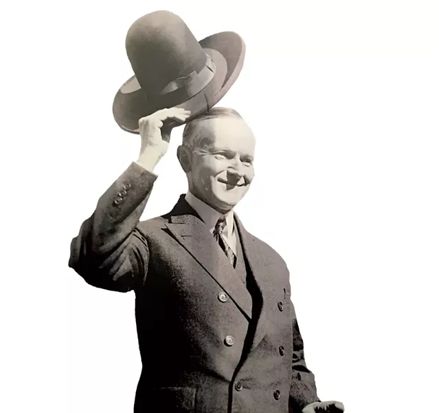 Poster of president Calvin Coolidge - PAMELA POLSTON ©️ SEVEN DAYS
