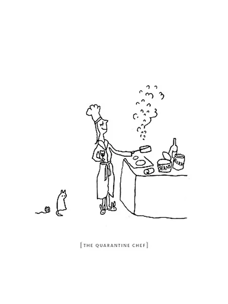 Drawing from the Quarantine Chef - IMAGE COURTESY OF WINK