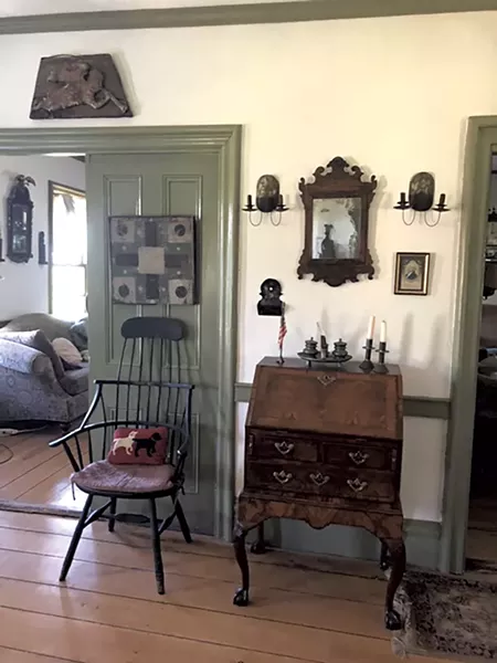 The chair on the left moved by itself. - COURTESY OF RICHARD BAILEY