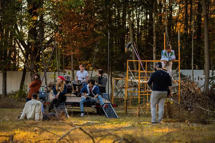 On the set of The Ballad of Ethan Alien - PHOTOS COURTESY OF WESTERN TERRESTRIALS