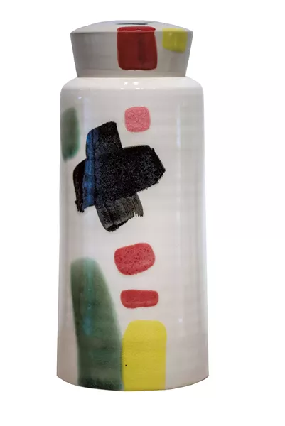 "Jar that can be used as a vase, When you accidentally break the lid" by Dan Siegel - COURTESY OF SAM SIMON