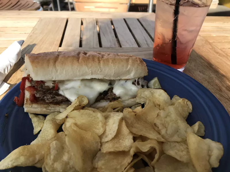 Cheesesteak at the Spot - SALLY POLLAK ©️ SEVEN DAYS