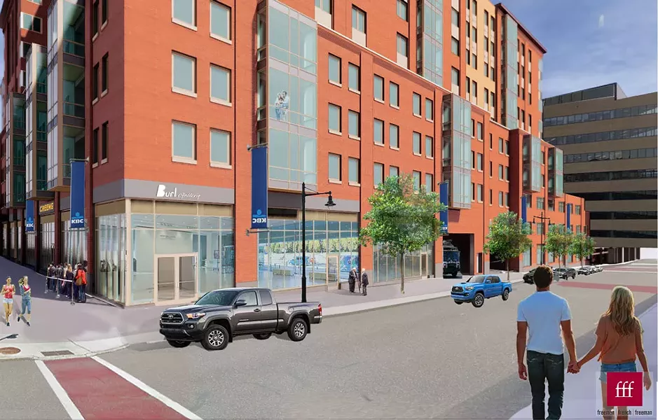 Close-up of Pine Street - COURTESY OF FREEMAN FRENCH FREEMAN