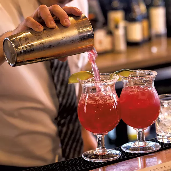 Pomegranate margarita - TOM MCNEILL