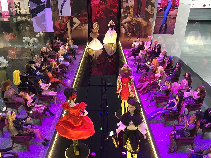 Barbies on the runway