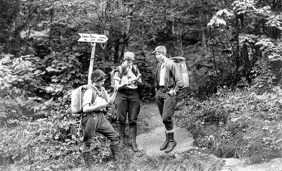 Catherine Robbins, Hilda M. Kurth and Kathleen Norris, 1927 - PHOTOS COURTESY OF WILL D. CHANDLER / VERMONT HISTORICAL SOCIETY ARCHIVES