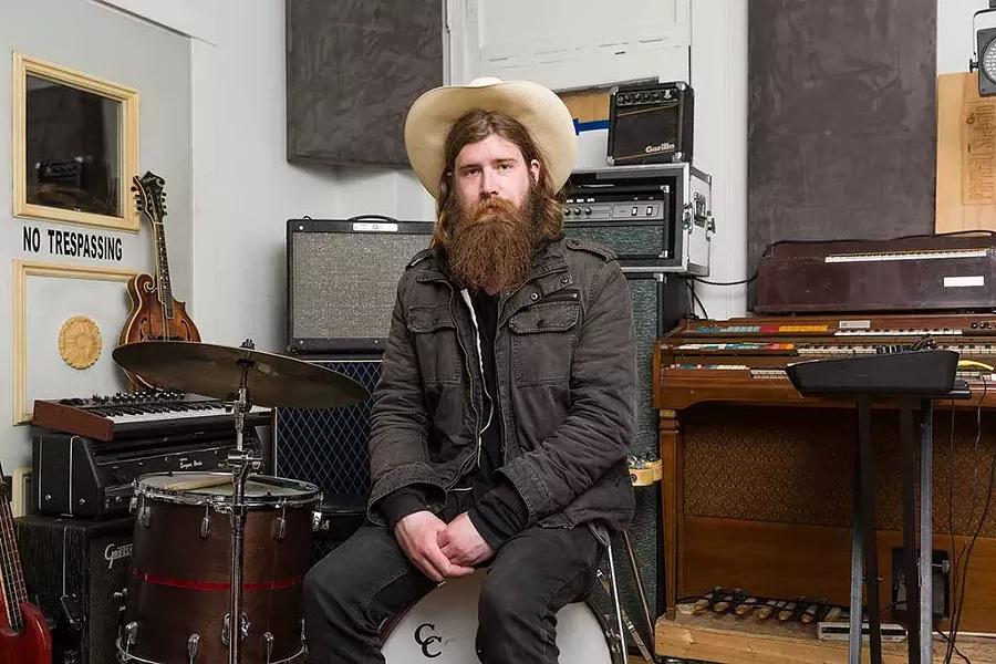 Jer Coon at his studio in Burlington - OLIVER PARINI