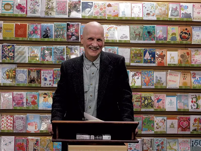 Leland Kinsey at Phoenix Books Rutland - COURTESY OF BIANCA ZANELLA