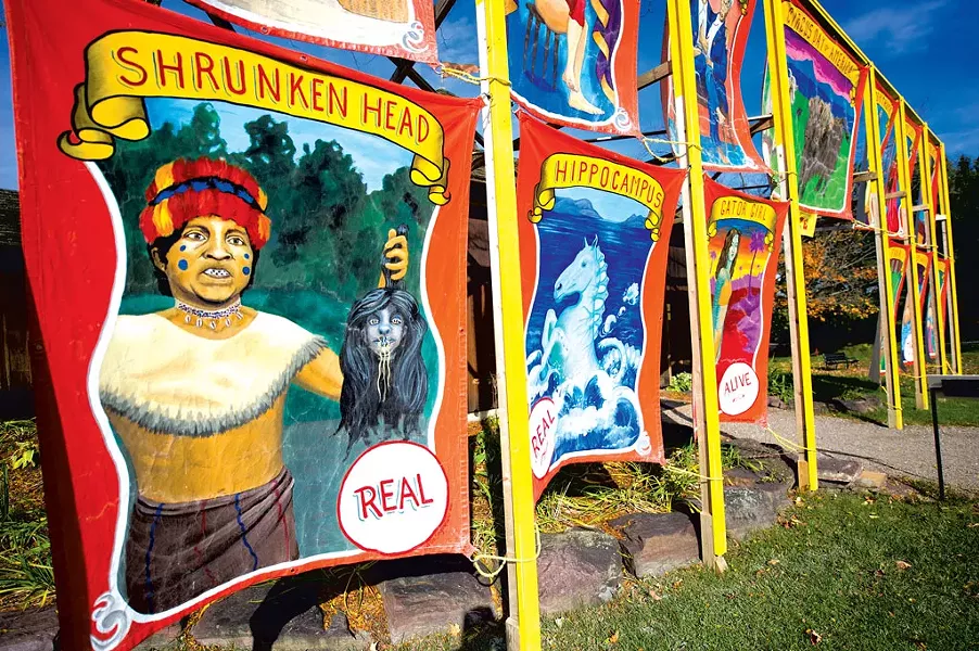 "Circus Day in America" detail - COURTESY OF ANDY DUBACK