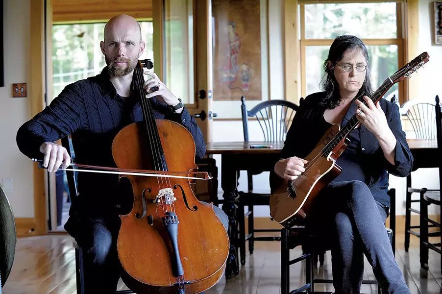 Michael Close, left, and Danielle O'Hallisey - JEB WALLACE-BRODEUR