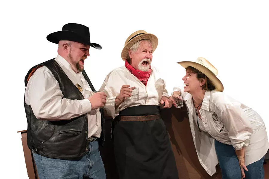 Left to right: Pierre Vachon, Jim Cave and Wendi Stein at Vermont Coffee - CALEB KENNA
