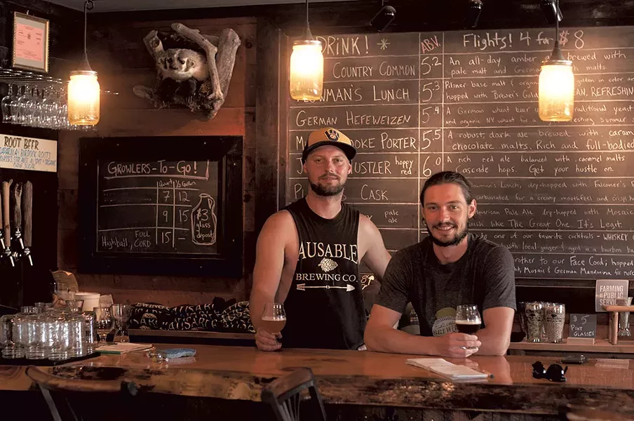 Dan and Dylan Badger, Ausable Brewing Company - HANNAH PALMER EGAN