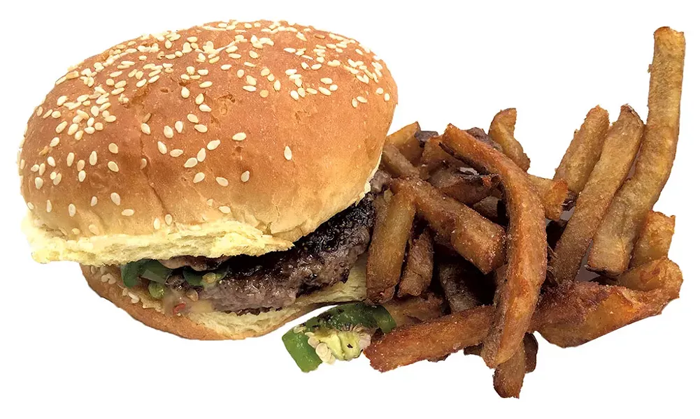 The Juicy Lucy at Berda's Roadside Eatery - SUZANNE PODHAIZER