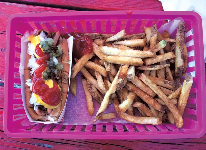 Vermont Dog and fries at Randy's - HANNAH PALMER EGAN