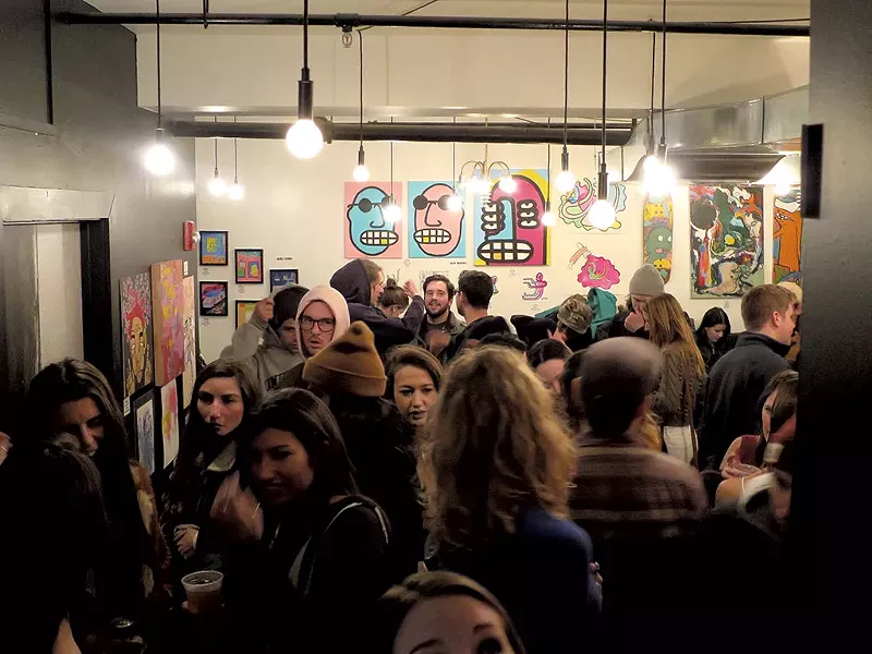 A Steak Frites art show - MATTHEW THORSEN