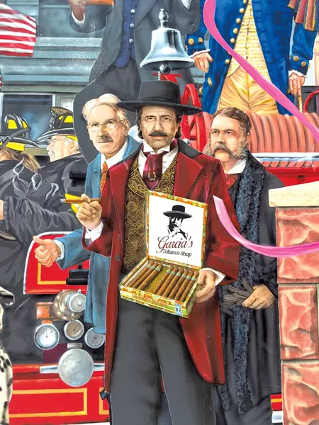 Detail of "Everybody Loves a Parade" by Pierre Hardy - RACHEL ELIZABETH JONES
