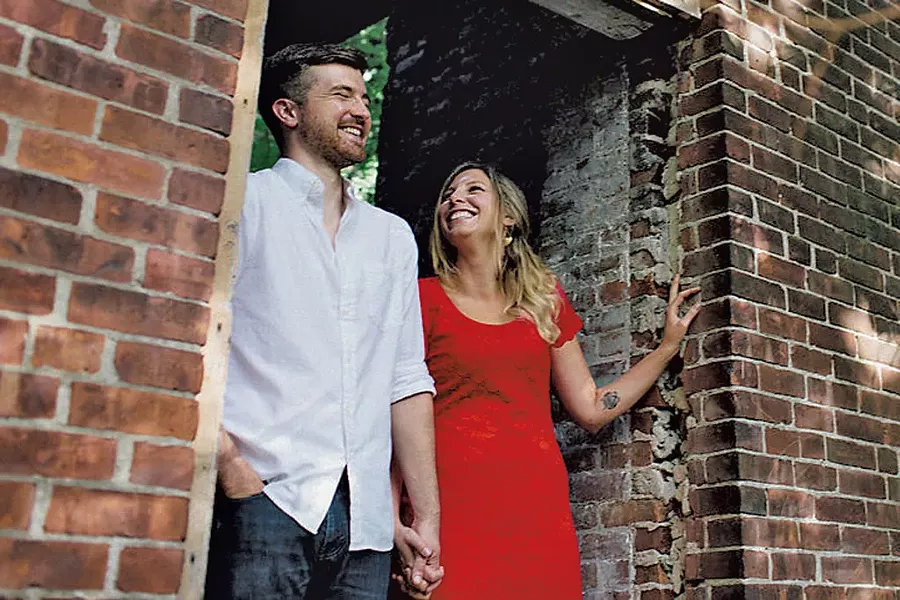 Nicholas Adams and Jessica Hendry Nelson - COURTESY OF JESSICA HENDRY NELSON
