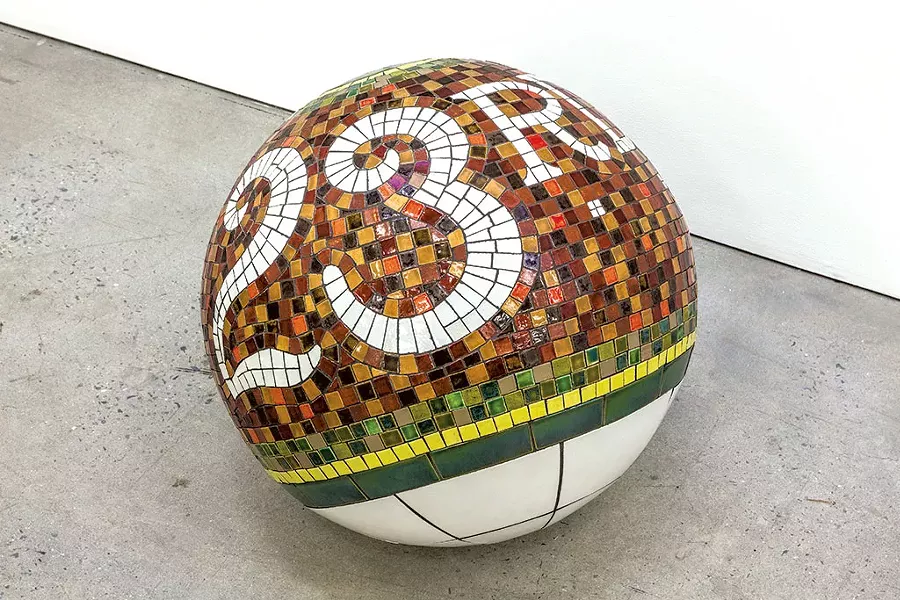 “Stop Ball (23rd Street)” by Lars Fisk - COURTESY OF MARLBOROUGH CHELSEA