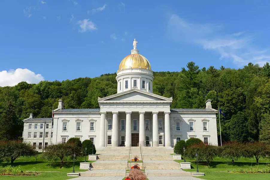 The Vermont Statehouse in Montpelier - DREAMSTIME
