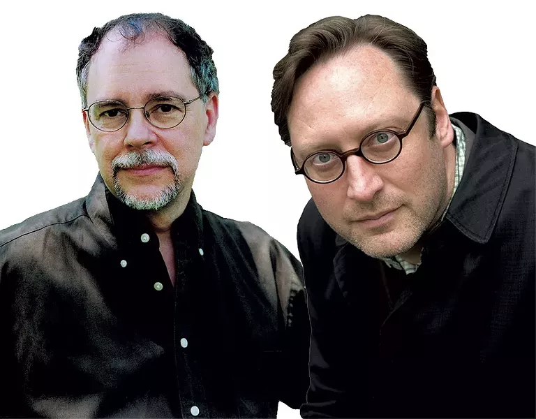 Gregory Maguire, left, and M.T. Anderson
