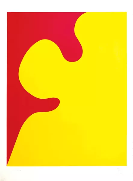 "Affiche St. Gallen I" by Jean Arp - COURTESY OF ARTISTS RIGHTS SOCIETY/THE ROUTHIER COLLECTION